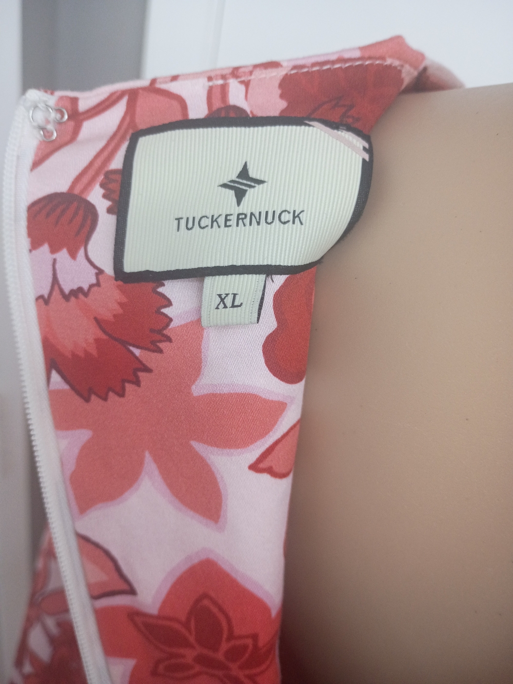 Tuckernuck Red and Pink Floral Maxi Dress - Picture 7 of 11